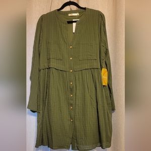 Andreea by Unit Olive Dress